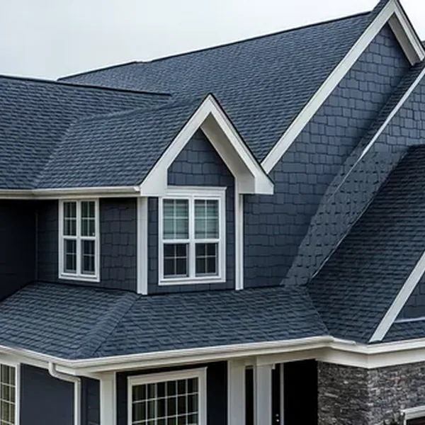 dark shingle roof